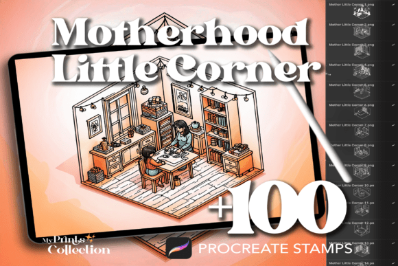 100 Mother Little Corner Procreate: A Creative Toolkit for Peaceful, Kawaii-Inspired Art