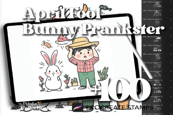 100 Procreate April Fool Bunny Pranks: A Creative Resource for Digital Illustrators