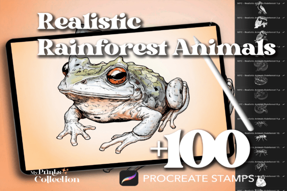 100 Procreate Rainforest Realistic: Elevate Your Digital Art with Lifelike Jungle Creatures