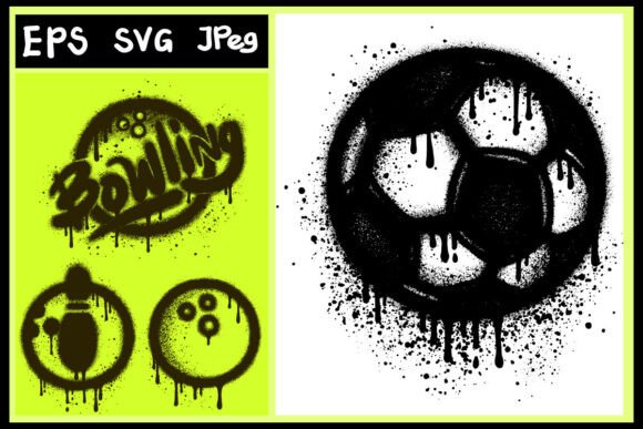 Graffiti Four Sport Icon: Style Meets Street Art in Design
