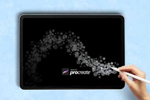 Snowflake Procreate Brush Dispersed: Your Secret Weapon for Dreamy Winter Art