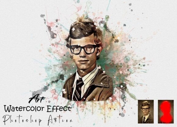 Transform Photos with Art Watercolor Effect Photoshop Action